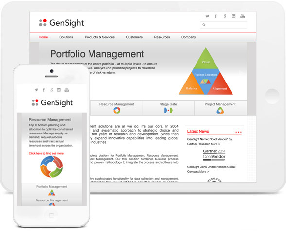GenSight reactive graphics portfolio