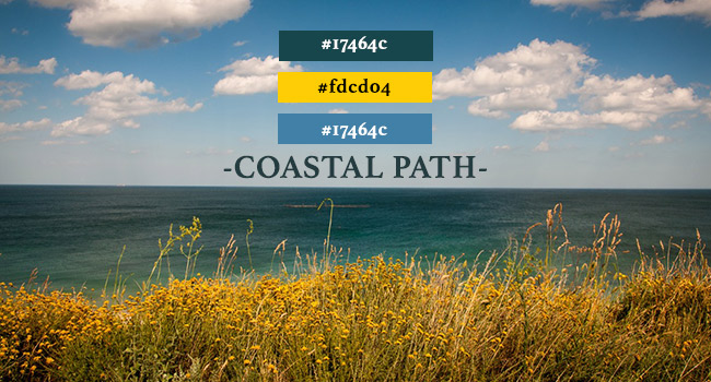 coastal path colour palette