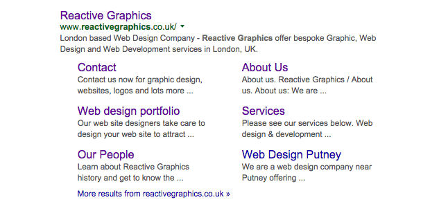 An Image of Reactive Graphics when searched on Google Search Engine.